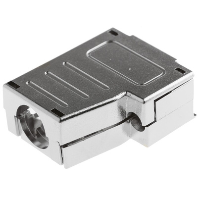 MH Connectors MHDSSK-T/M Series ABS Angled, Straight D Sub Backshell, 9 Way, Strain Relief