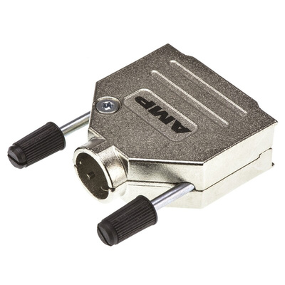 TE Connectivity ADK Series Zinc D Sub Backshell, 15 Way, Strain Relief