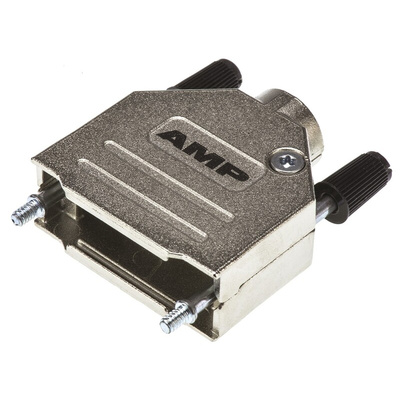 TE Connectivity ADK Series Zinc D Sub Backshell, 15 Way, Strain Relief