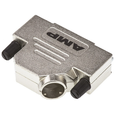 TE Connectivity ADK Series Zinc Angled D Sub Backshell, 25 Way, Strain Relief