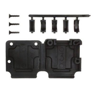 TE Connectivity 207345 Series PP, Thermoplastic D Sub Backshell, 25 Way