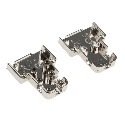 MH Connectors MHTRI-M Series ABS Angled, Straight D Sub Backshell, 9 Way, Strain Relief