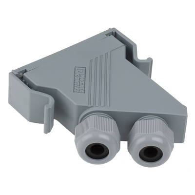 Phoenix Contact VS-25-SET-EMV Series Polyamide 45 ° D Sub Backshell, 25 Way