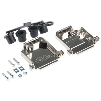 3M 3357 Series ABS Angled D Sub Backshell, 25 Way