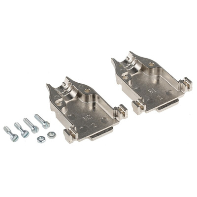 TE Connectivity AMPLIMITE Series Zinc D Sub Backshell, 15 Way