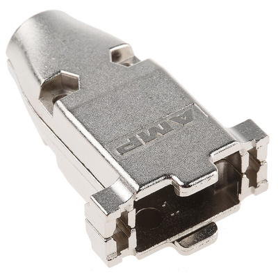 TE Connectivity AMPLIMITE Series Zinc D Sub Backshell, 9 Way