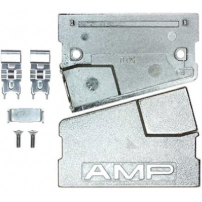 TE Connectivity Zinc Angled D Sub Backshell, 50 Way