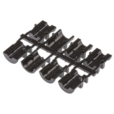 TE Connectivity ADK Series Zinc Angled D Sub Backshell, 9 Way, Strain Relief