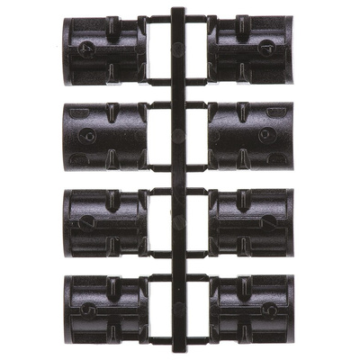 TE Connectivity ADK Series Zinc Angled D Sub Backshell, 9 Way, Strain Relief