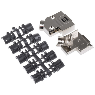 HARTING D-sub Series Metal Right Angle D Sub Backshell, 9 Way