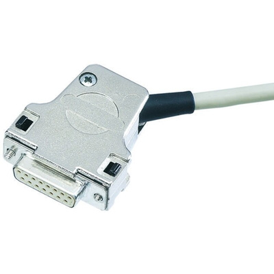 HARTING D-sub Series Metal Right Angle D Sub Backshell, 25 Way, Strain Relief
