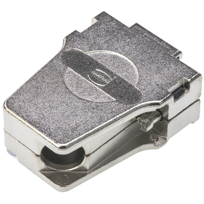 HARTING D-sub Series Metal Right Angle D Sub Backshell, 9 Way, Strain Relief