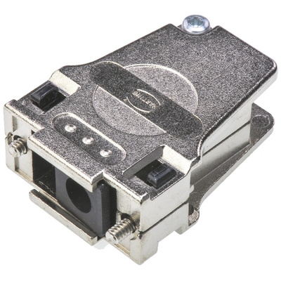HARTING D-sub Series Metal Right Angle D Sub Backshell, 9 Way, Strain Relief