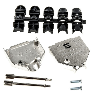 HARTING D-sub Series Metal D Sub Backshell, 15 Way