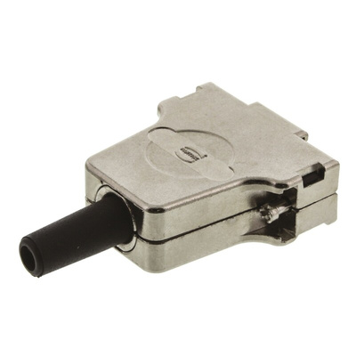 HARTING D-sub Series Metal D Sub Backshell, 15 Way, Strain Relief