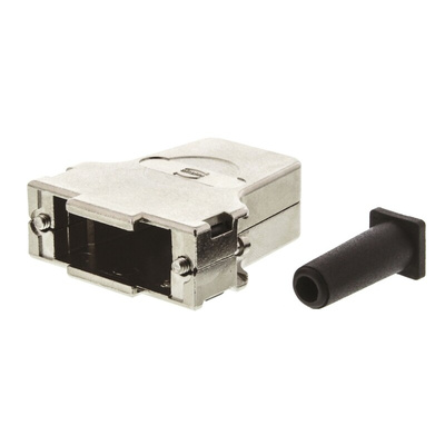 HARTING D-sub Series Metal D Sub Backshell, 15 Way, Strain Relief