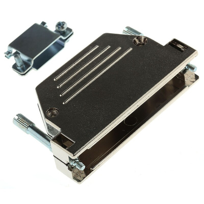 MH Connectors MHED Series ABS D Sub Backshell, 37 Way, Strain Relief