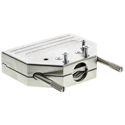 MH Connectors MHDTZI Series Zinc D Sub Backshell, 25 Way, Strain Relief