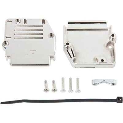 Amphenol ICC 863093C Series Thermoplastic D Sub Backshell, 25 Way, Strain Relief