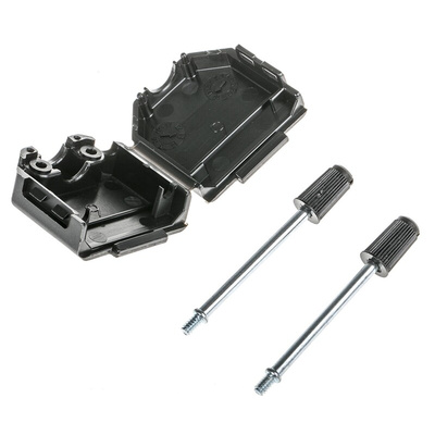 TE Connectivity 1991253 Series PA D Sub Backshell, 9 Way