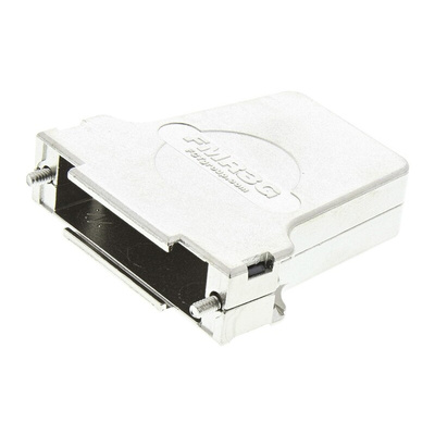 FCT from Molex FMR Series Die Cast Zinc D Sub Backshell, 25 Way, Strain Relief