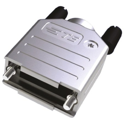 TE Connectivity ADK Series ABS D Sub Backshell, 9 Way, Strain Relief