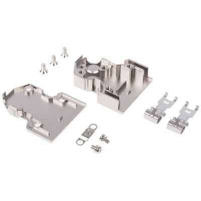 3M 103 Series Zinc D Sub Backshell, 26 Way, Strain Relief