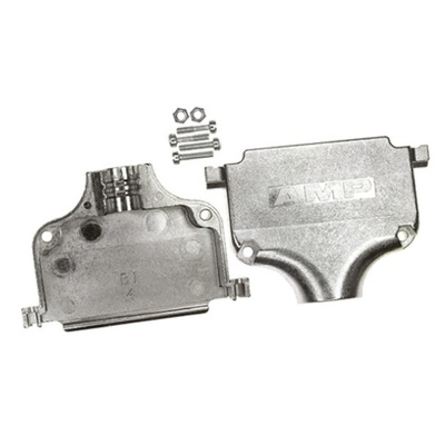 TE Connectivity AMPLIMITE Series Metal D Sub Backshell, 37 Way