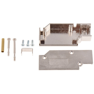 MH Connectors MHDCMR Series Zinc Right Angle D Sub Backshell, 25 Way, Strain Relief