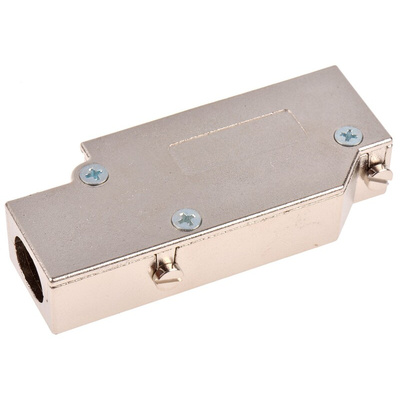 MH Connectors MHDCMR Series Zinc Right Angle D Sub Backshell, 25 Way, Strain Relief