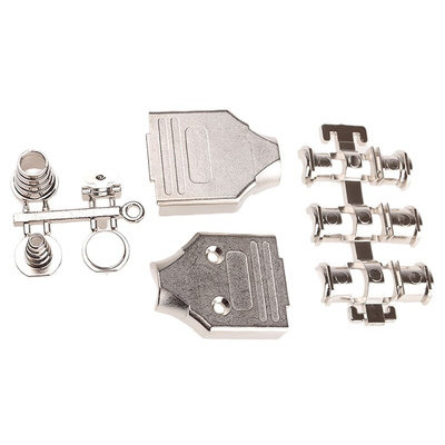 MH Connectors MHEE Series Zinc D Sub Backshell, 9 Way, Strain Relief