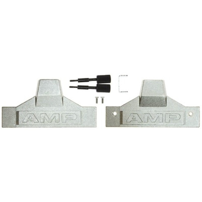TE Connectivity AMPLIMITE .050 Series Zinc D Sub Backshell, 100 Way, Strain Relief