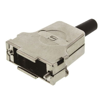 Harting Metal D Sub Backshell, 15 Way, Strain Relief
