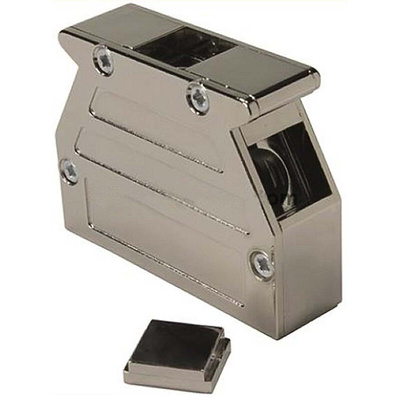 Harting Metal Plated Plastic Angled, Straight D Sub Backshell, 37 Way