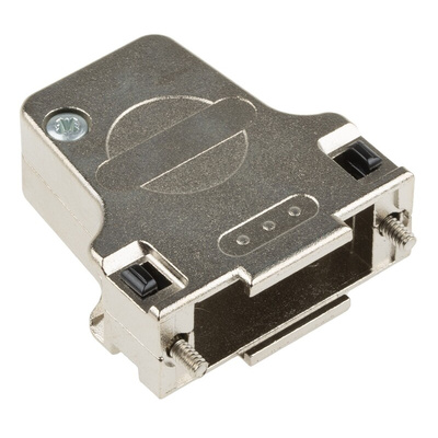 Phoenix Contact DSSC Series Die Cast Zinc Right Angle D Sub Backshell, 15 Way, Strain Relief