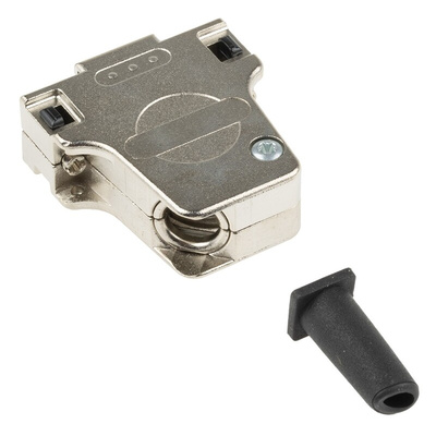 Phoenix Contact DSSC Series Die Cast Zinc Right Angle D Sub Backshell, 15 Way, Strain Relief