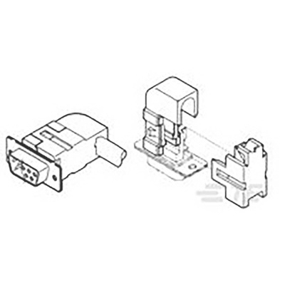 TE Connectivity, AMPLIMITE Series Backshell/Cable Clamp For Use With Jacketed Cable