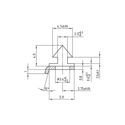 CONEC Backshell Lock For Use With D-Sub Connector