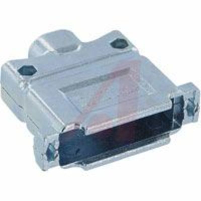 connector accessory,d-sub,die-cast metal hood,straight exit,for std 25 contact