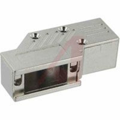 connector accessory,d-sub,90 degree exit metal hood,ultra low profile,std 9 cont