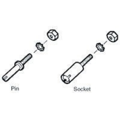 TE Connectivity, M-Series Series Jack Screw For Use With Circular Connectors