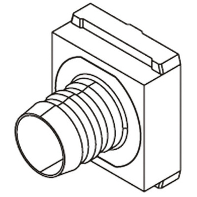 Harting, 61030 Series Crimp Flange For Use With D-Sub Connector