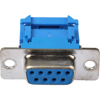 RS PRO 9 Way Cable Mount D-sub Connector Socket, 1.27mm Pitch
