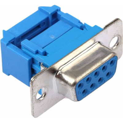 RS PRO 9 Way Cable Mount D-sub Connector Socket, 1.27mm Pitch
