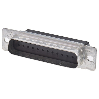 TE Connectivity Amplimite HDP-20 25 Way Cable Mount D-sub Connector Plug