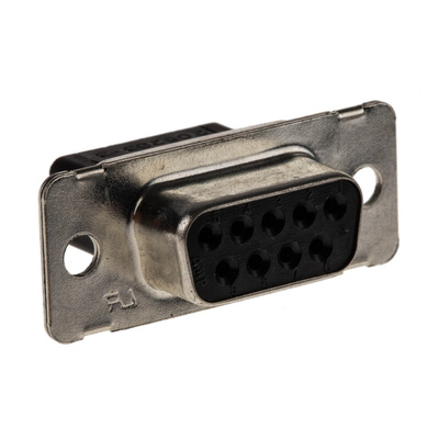 TE Connectivity Amplimite HDP-20 9 Way Cable Mount D-sub Connector Socket