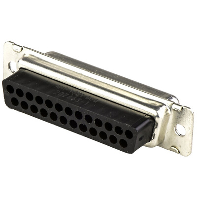 TE Connectivity Amplimite HDP-20 25 Way Cable Mount D-sub Connector Socket