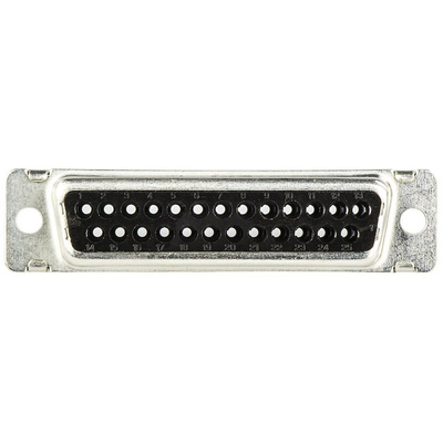 TE Connectivity Amplimite HDP-20 25 Way Cable Mount D-sub Connector Socket