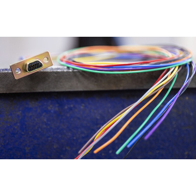 RS PRO 9 Way Panel Mount D-sub Connector Plug