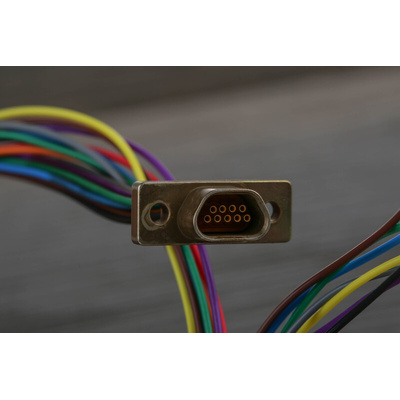 RS PRO 9 Way Panel Mount D-sub Connector Socket, 2.77mm Pitch